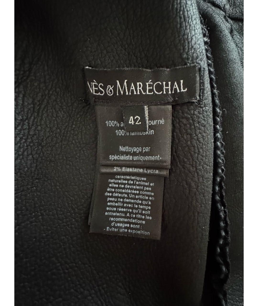 INES & MARECHAL Черная меховая дубленка, фото 6