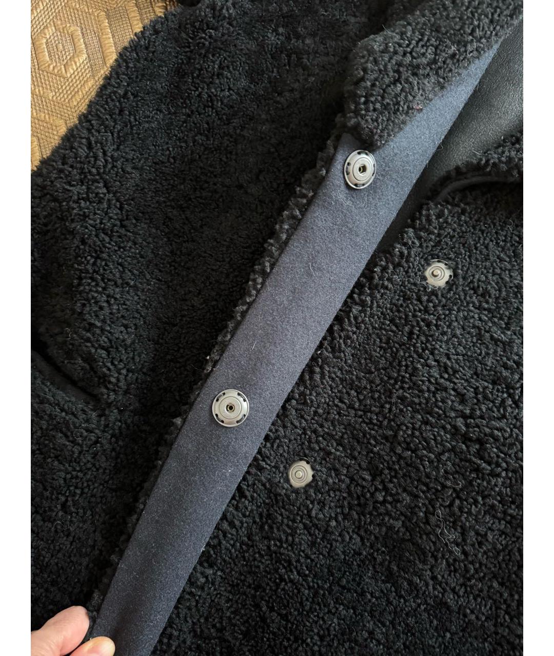 INES & MARECHAL Черная меховая дубленка, фото 5
