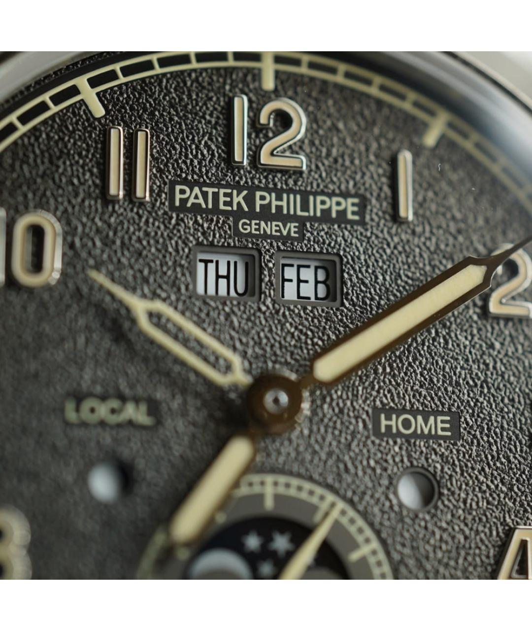PATEK PHILIPPE Серые часы из белого золота, фото 5