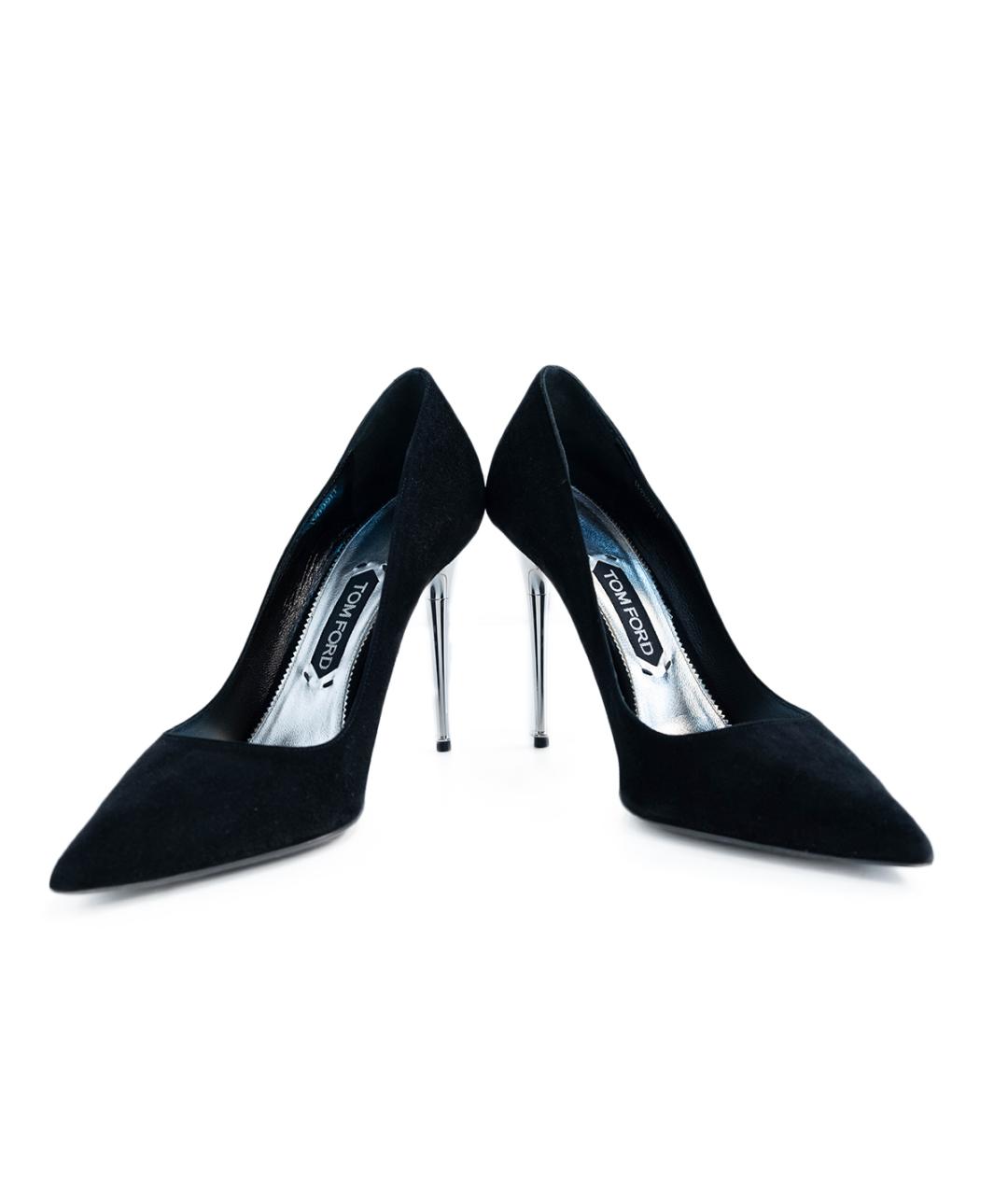TOM FORD Черные замшевые туфли, фото 4