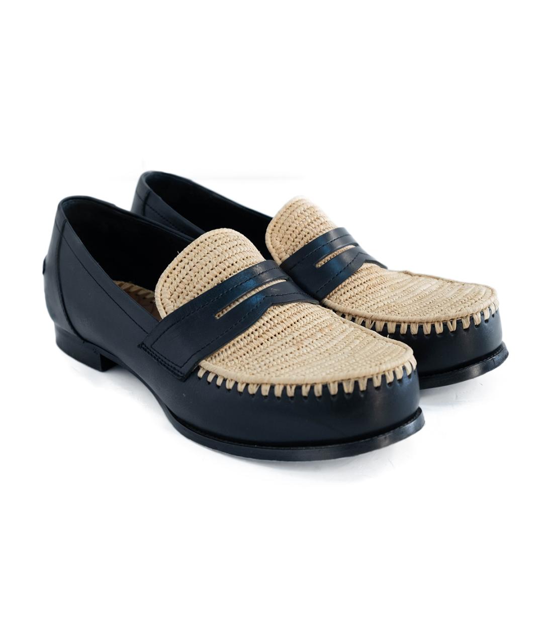 BOTTEGA VENETA Черные кожаные лоферы, фото 2