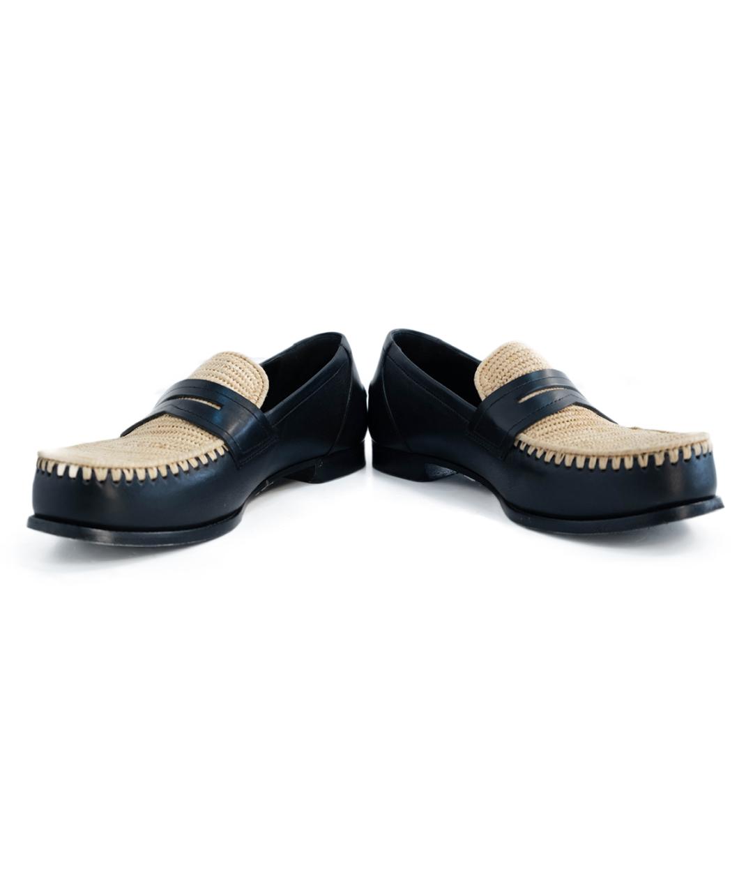BOTTEGA VENETA Черные кожаные лоферы, фото 4