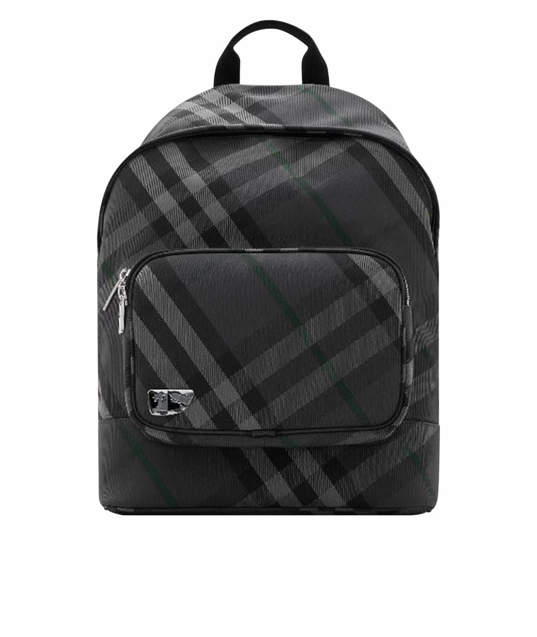 BURBERRY Черный синтетический рюкзак, фото 5