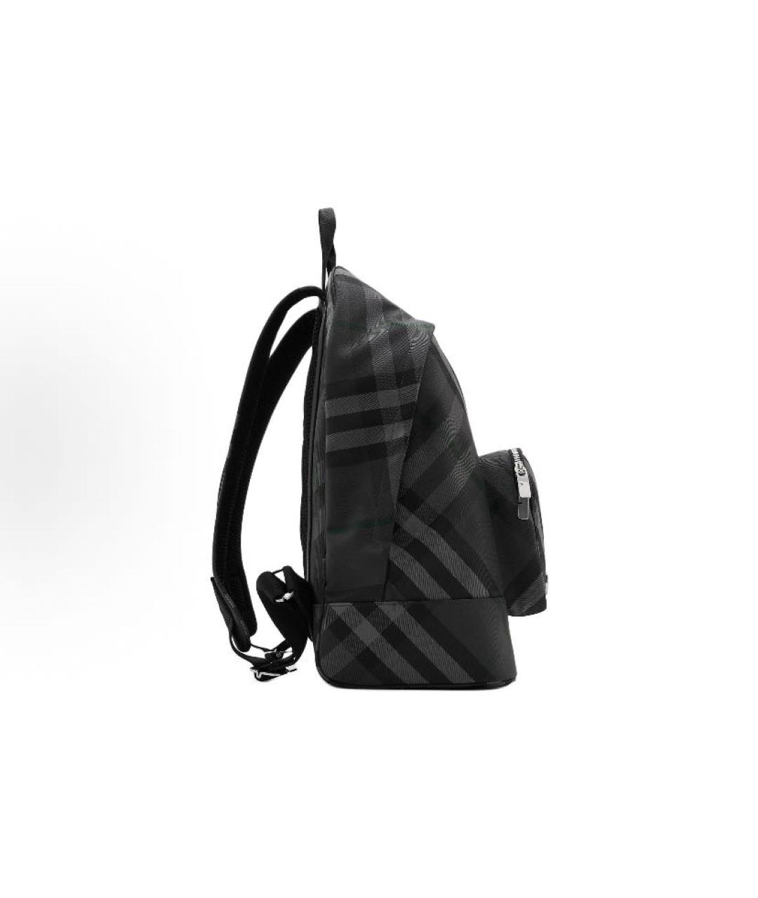 BURBERRY Черный синтетический рюкзак, фото 2