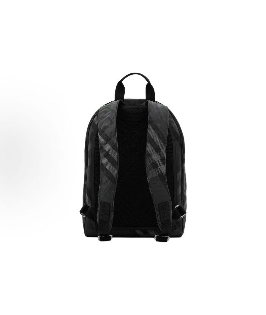 BURBERRY Черный синтетический рюкзак, фото 3