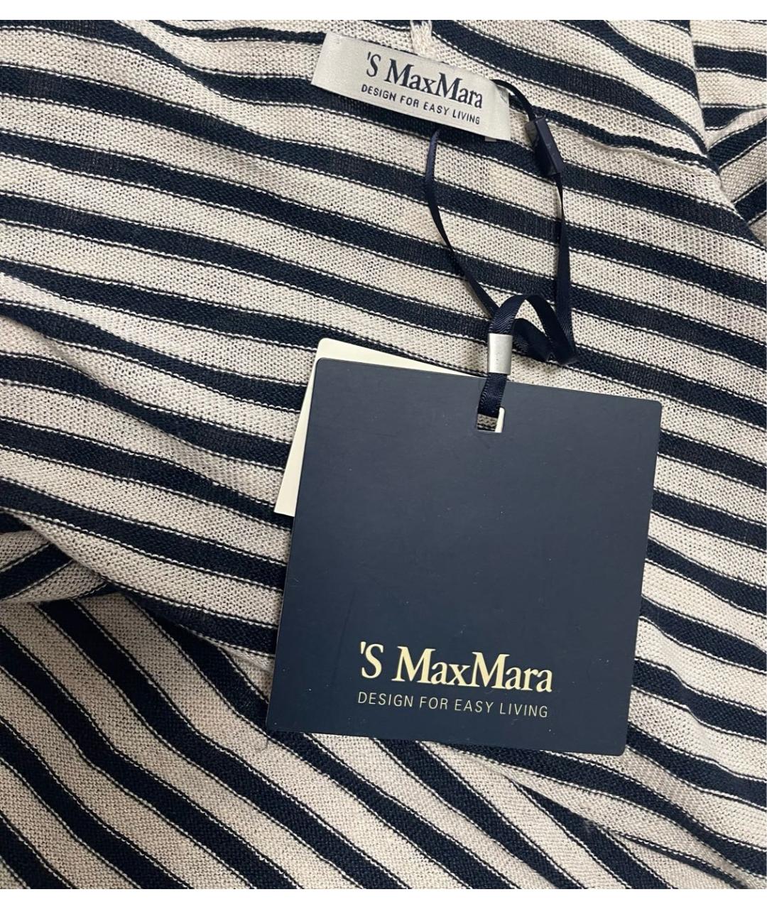 'S MAX MARA Мульти льняной джемпер / свитер, фото 5