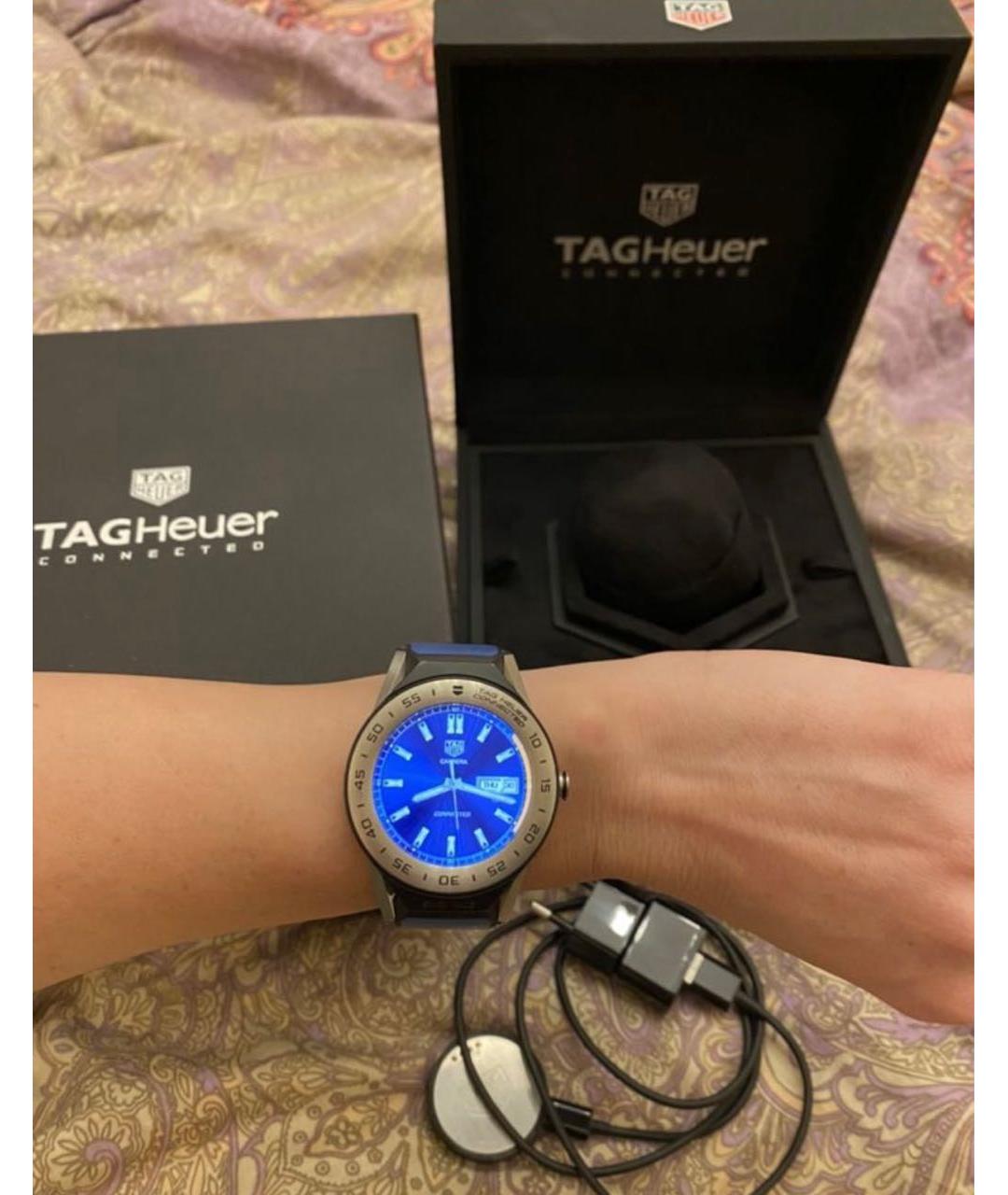 TAG HEUER Синие часы, фото 3