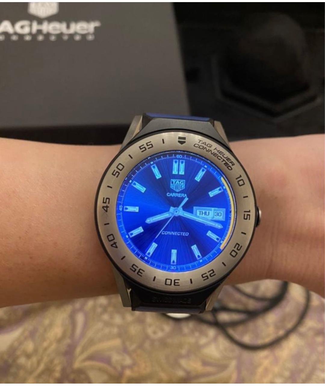 TAG HEUER Синие часы, фото 4