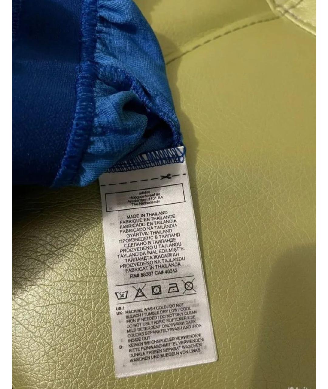 ADIDAS Синее полиэстеровое платье, фото 5