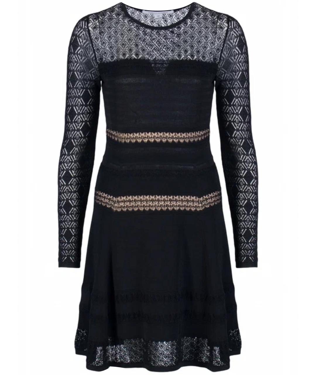 DIANE VON FURSTENBERG Черное платье, фото 1