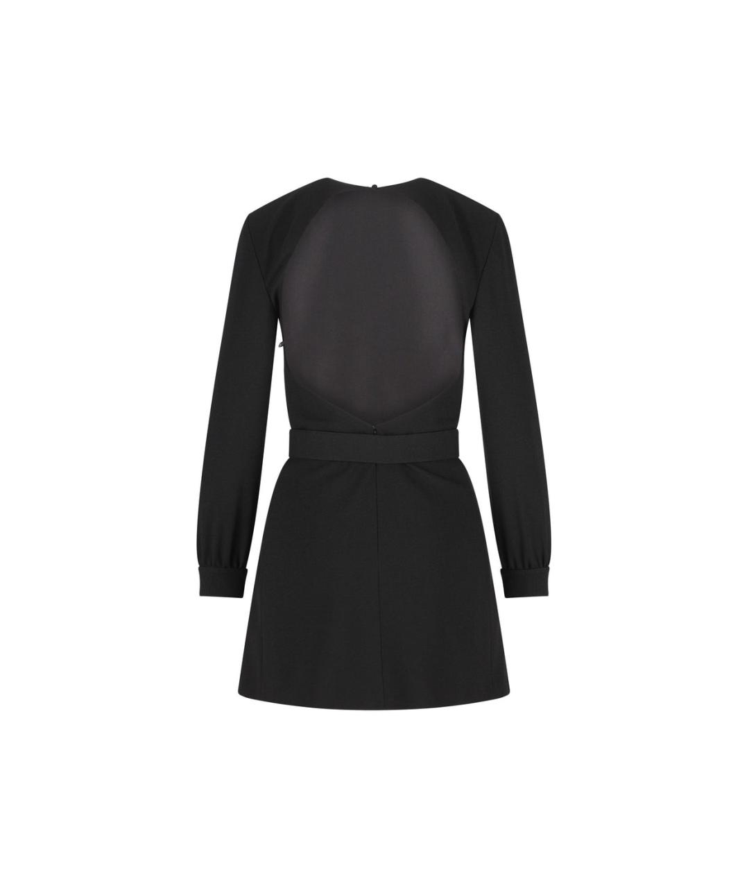 SAINT LAURENT Черное повседневное платье, фото 2