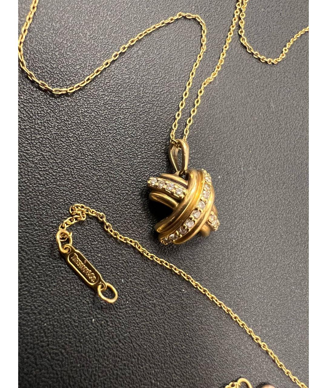 TIFFANY&CO Желтый кулон из желтого золота, фото 5