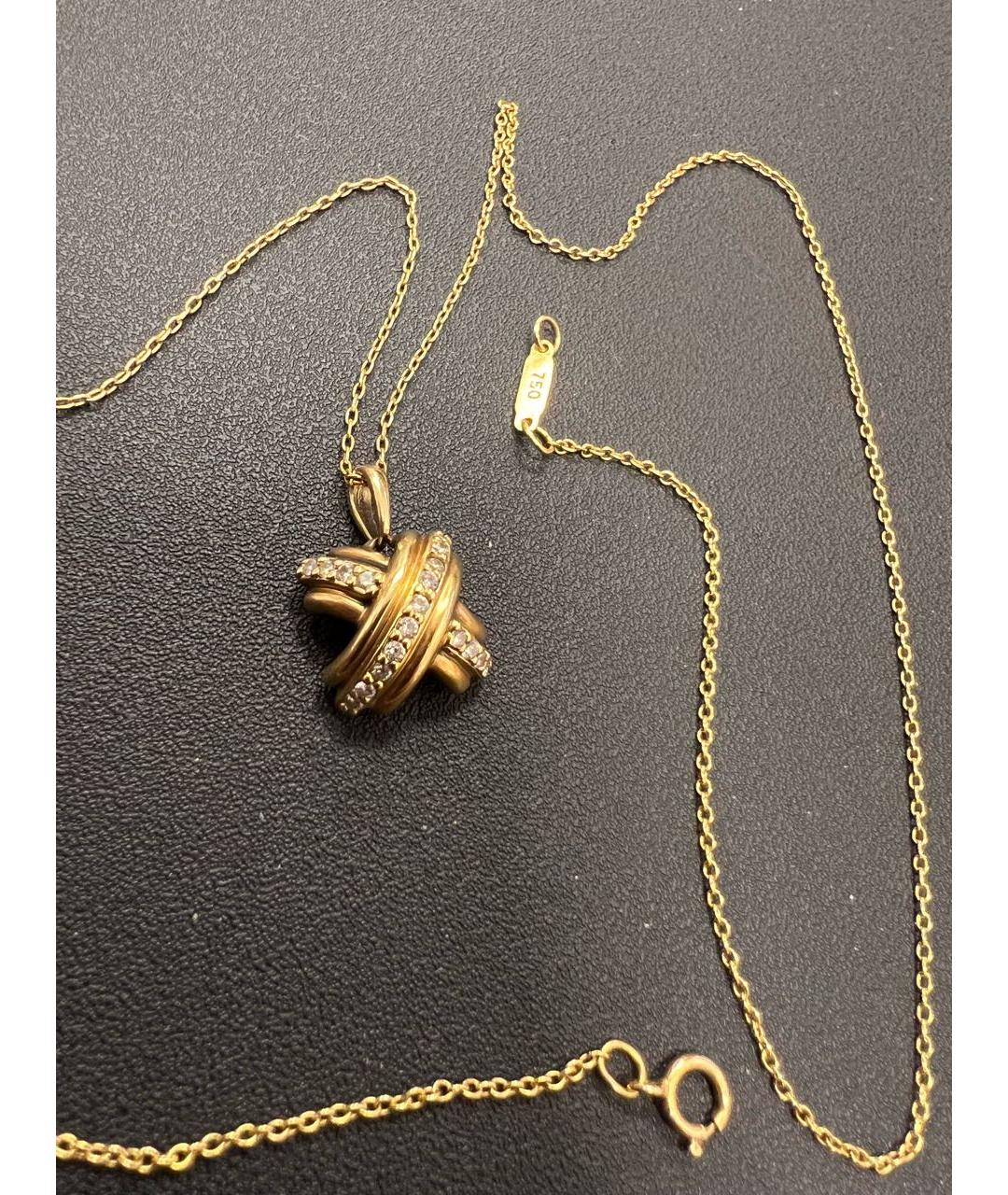 TIFFANY&CO Желтый кулон из желтого золота, фото 3
