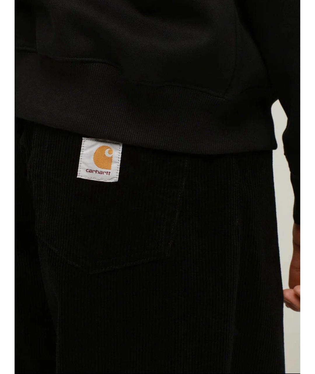 CARHARTT WIP Черные хлопковые повседневные брюки, фото 6