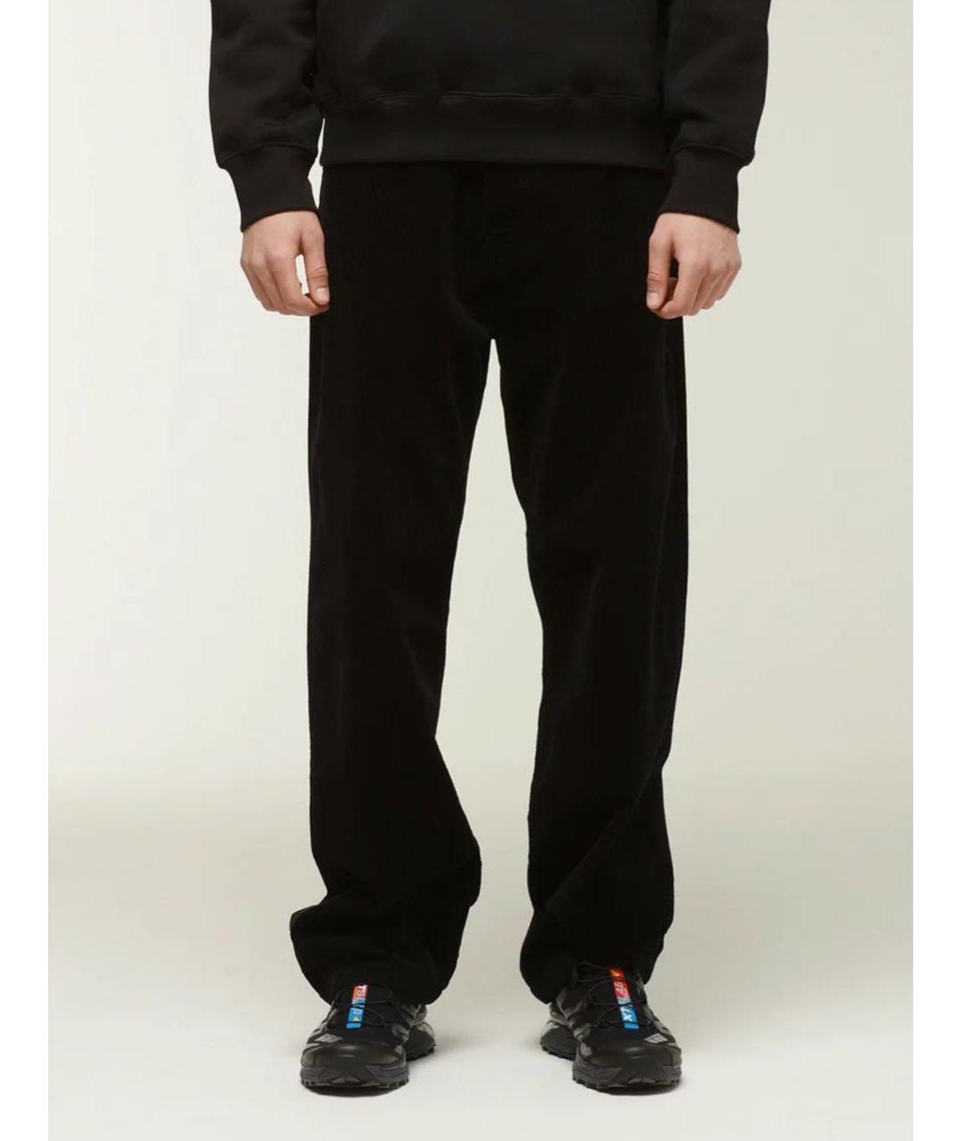 CARHARTT WIP Черные хлопковые повседневные брюки, фото 5