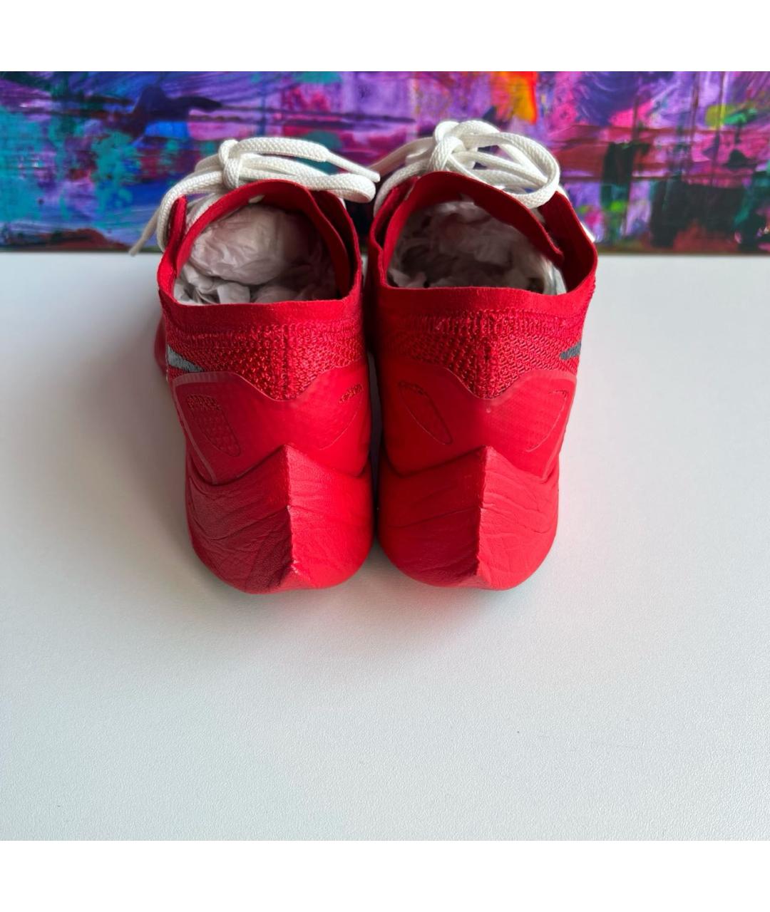 NIKE Красные низкие кроссовки / кеды, фото 5