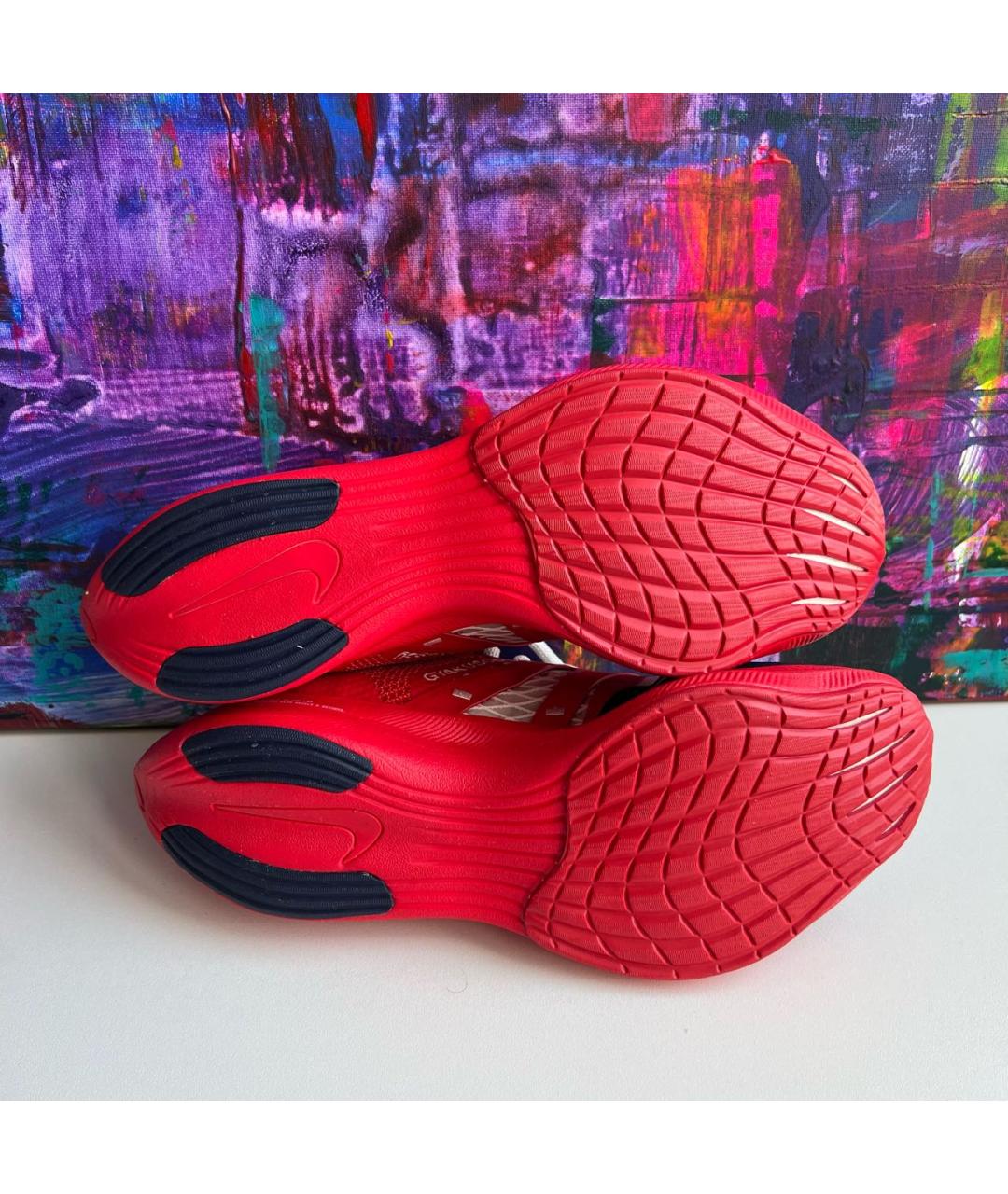 NIKE Красные низкие кроссовки / кеды, фото 8