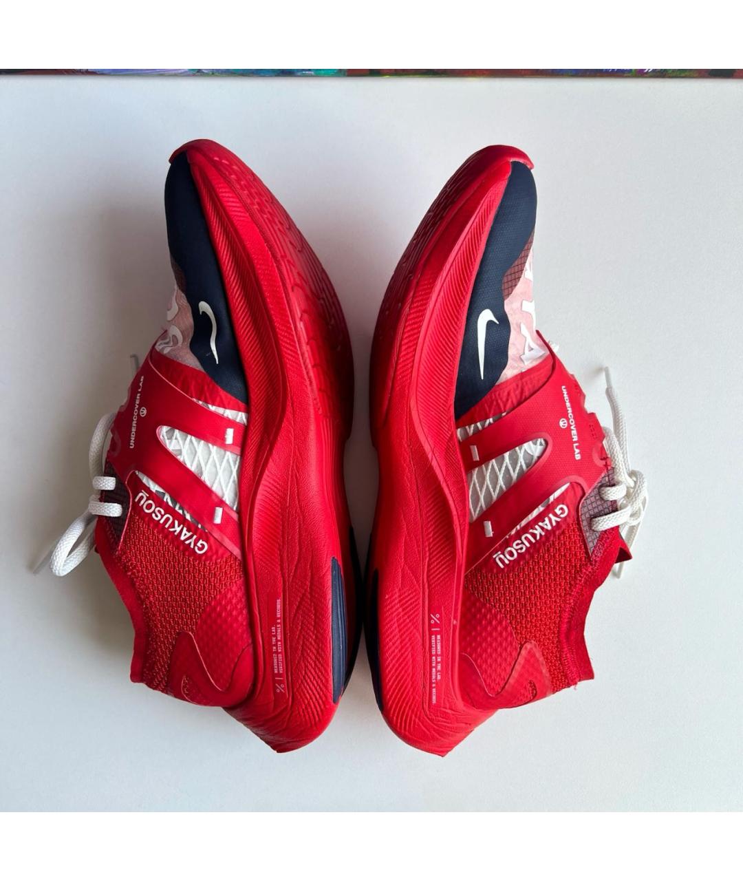 NIKE Красные низкие кроссовки / кеды, фото 6