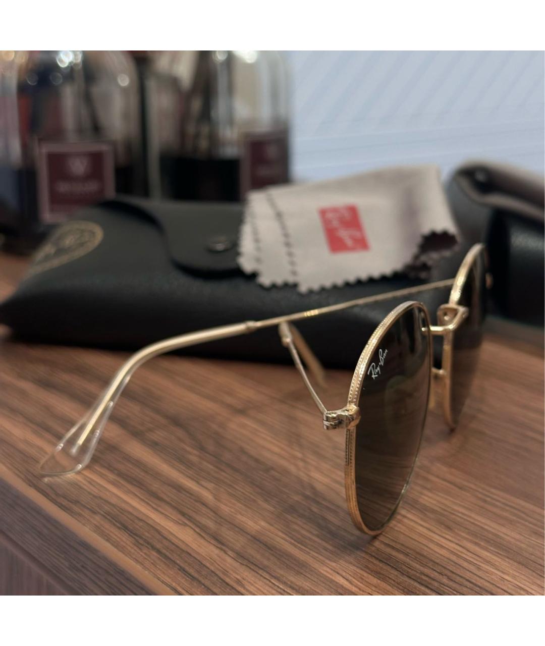 RAY BAN Черные солнцезащитные очки, фото 2