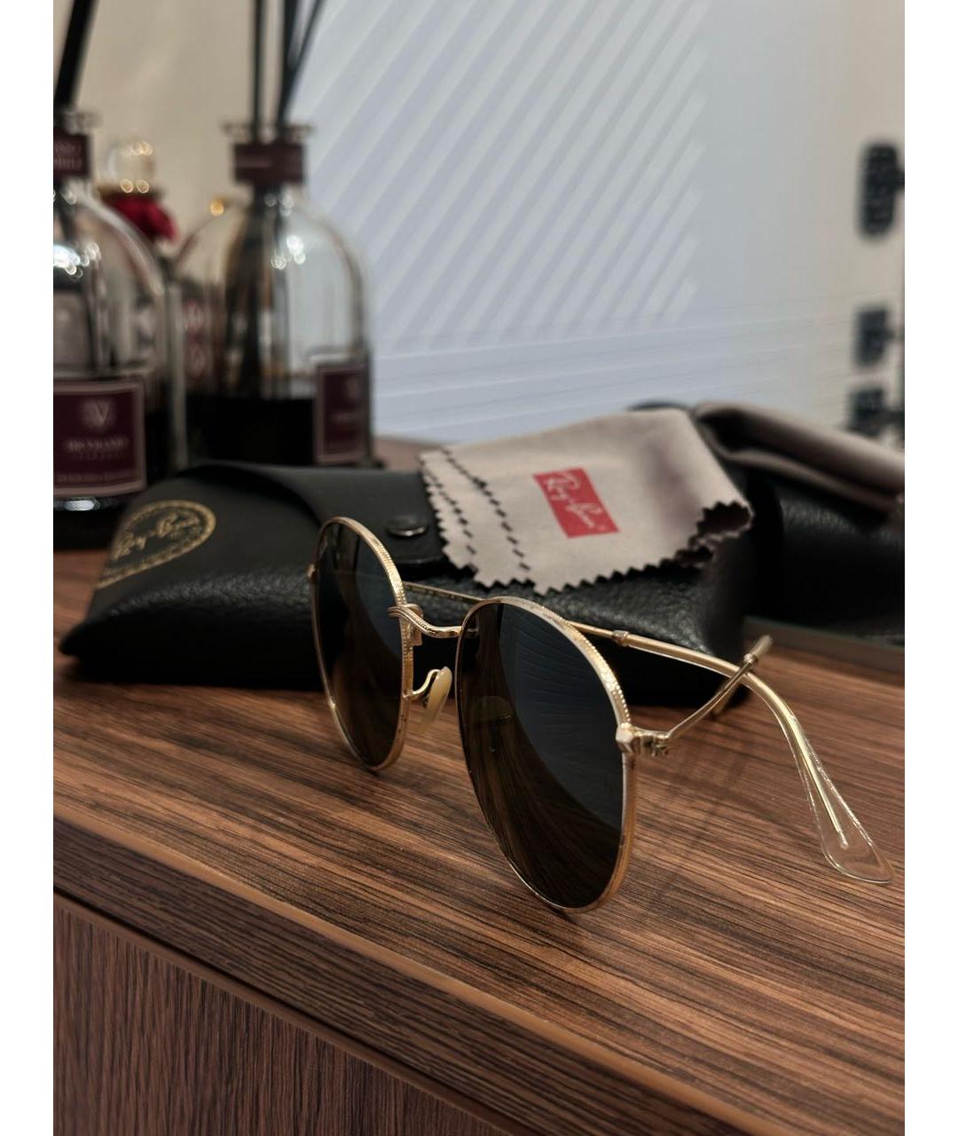 RAY BAN Черные солнцезащитные очки, фото 6