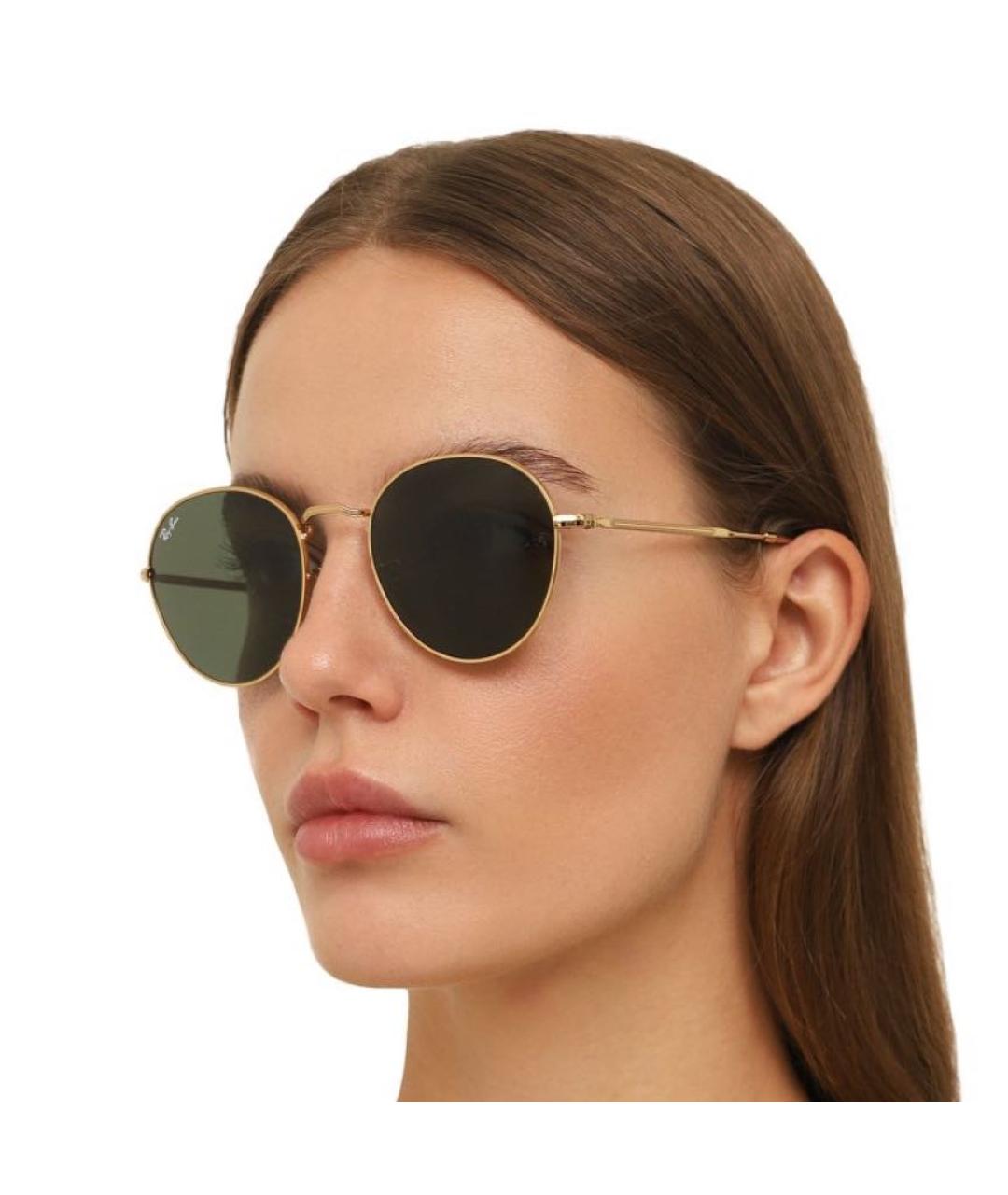 RAY BAN Черные солнцезащитные очки, фото 4