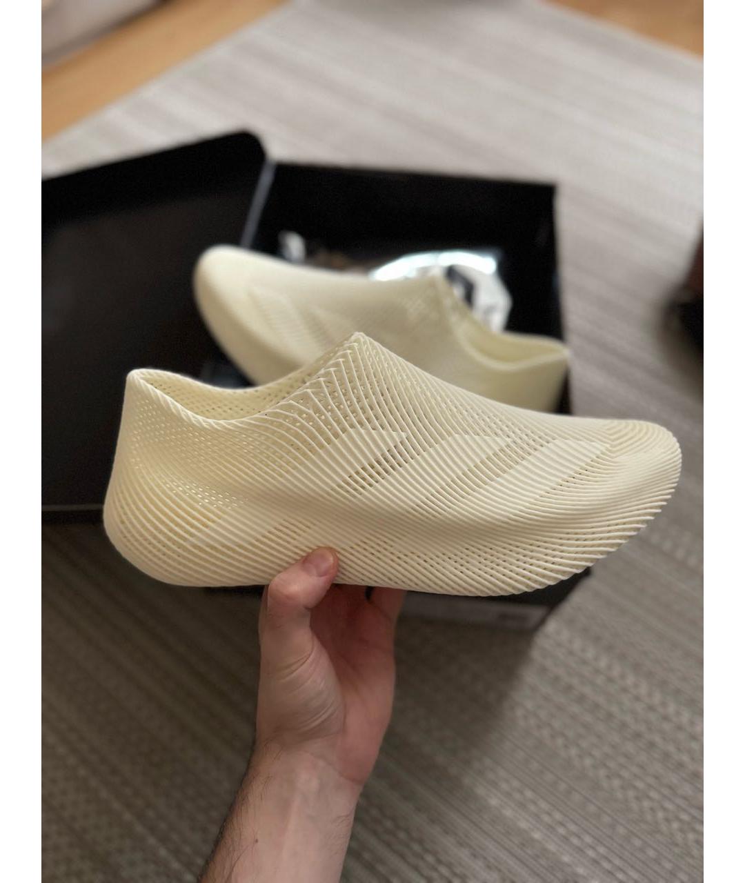 ADIDAS Бежевые резиновые низкие кроссовки / кеды, фото 8