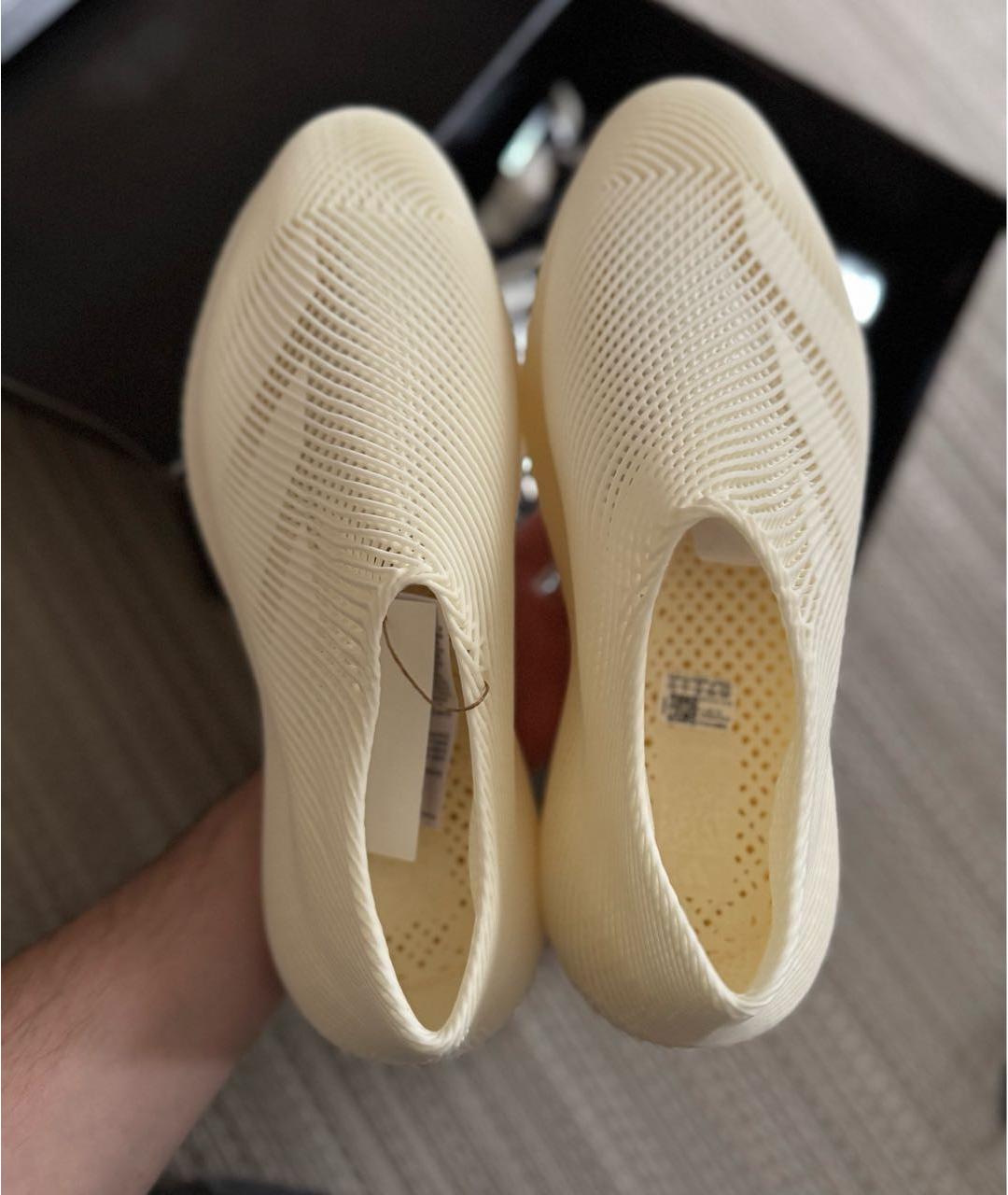 ADIDAS Бежевые резиновые низкие кроссовки / кеды, фото 3