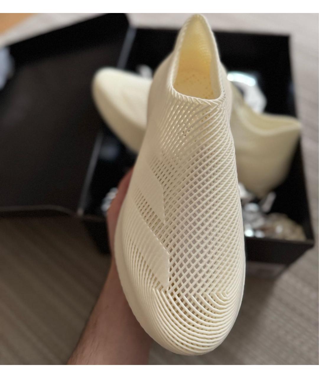 ADIDAS Бежевые резиновые низкие кроссовки / кеды, фото 2