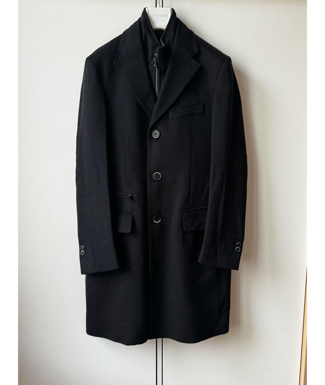 CORNELIANI Темно-синее шерстяное пальто, фото 7