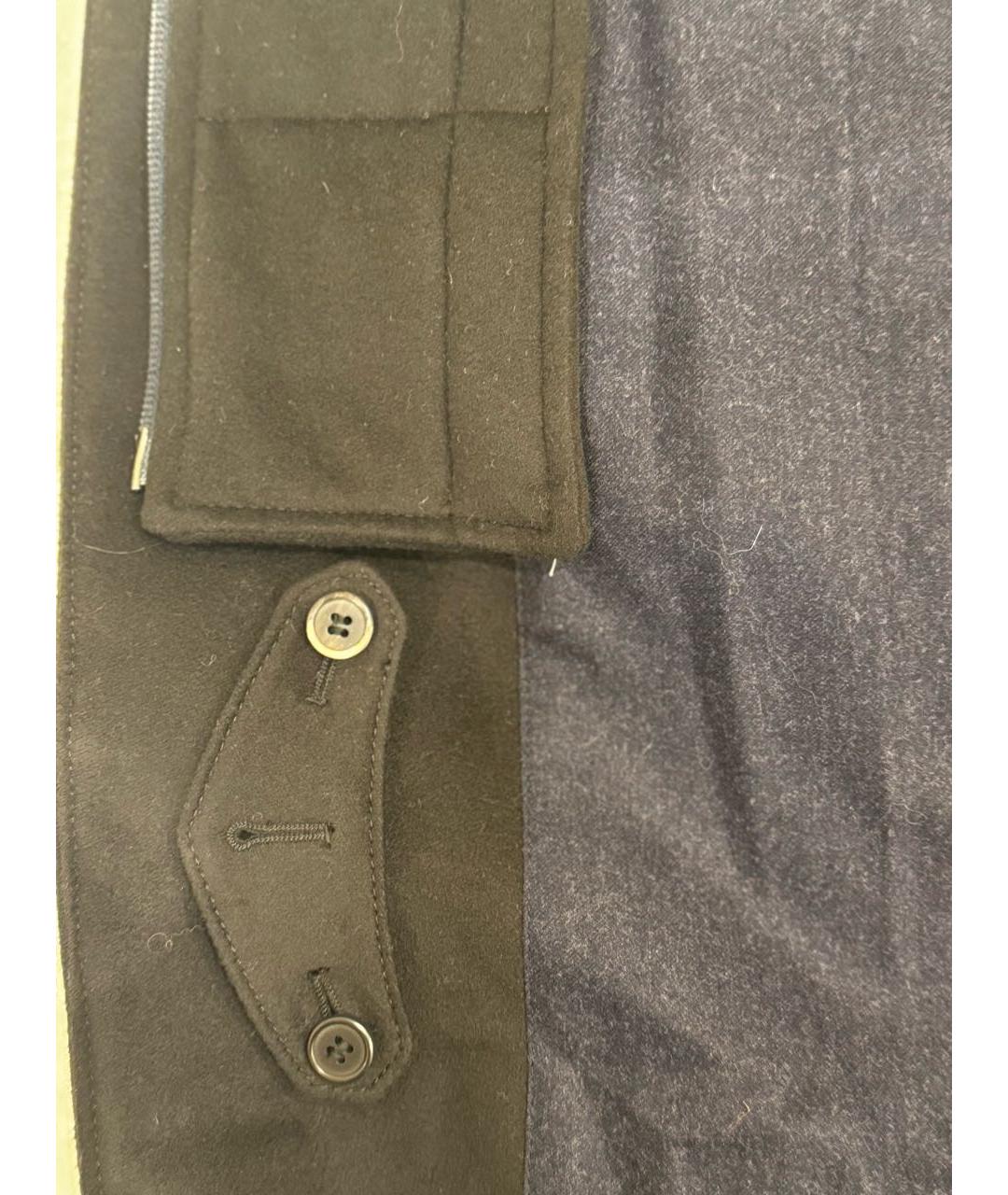 CORNELIANI Темно-синее шерстяное пальто, фото 6