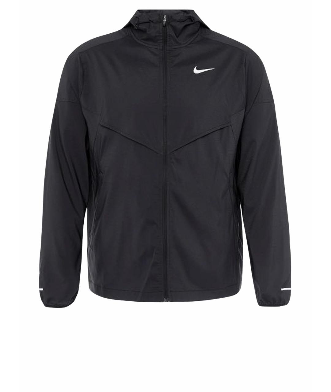 NIKE Черная полиэстеровая куртка, фото 1
