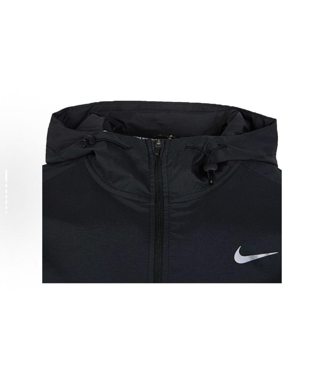 NIKE Черная полиэстеровая куртка, фото 3