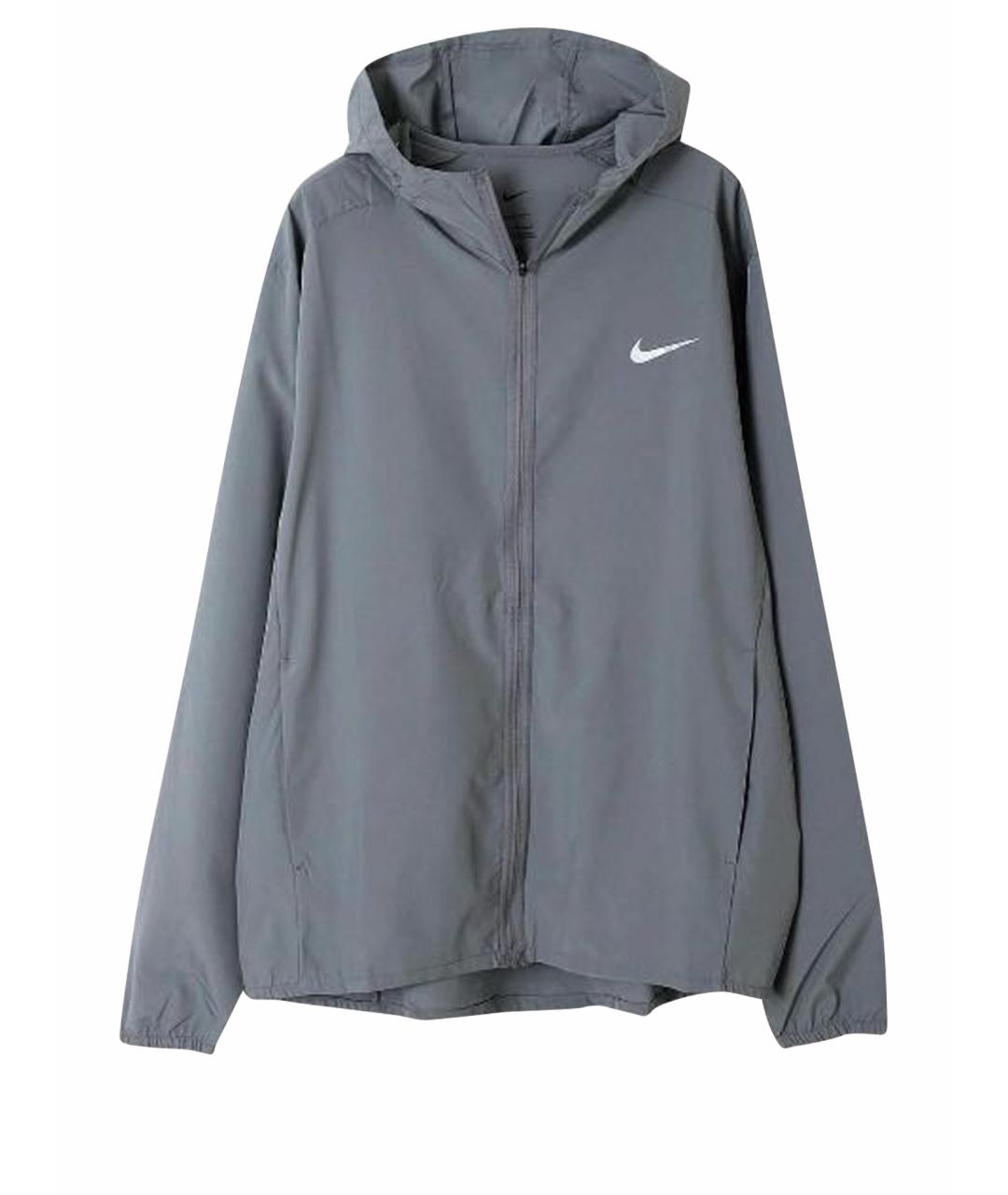 NIKE Серая полиэстеровая куртка, фото 1