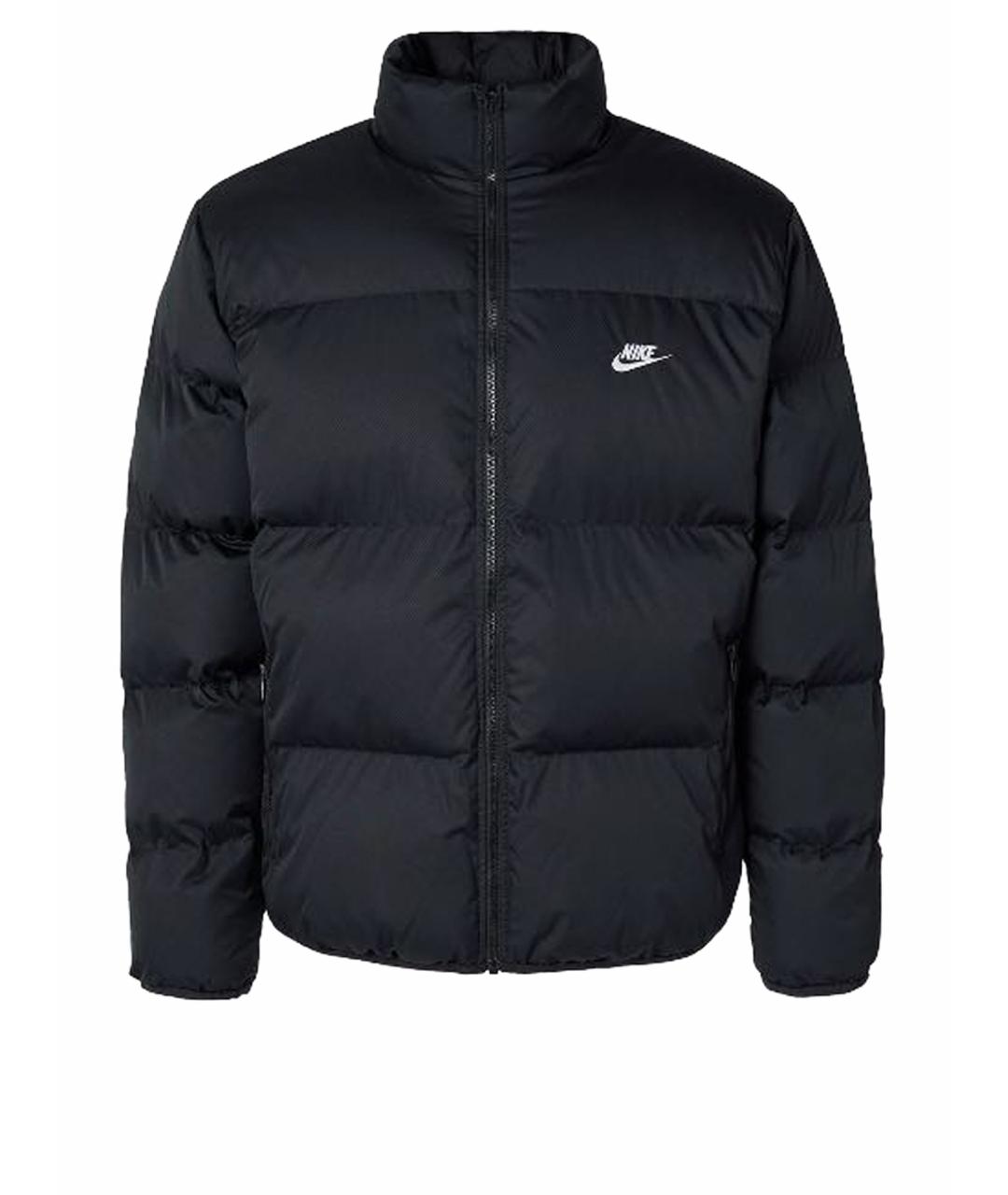 NIKE Черная полиэстеровая куртка, фото 1