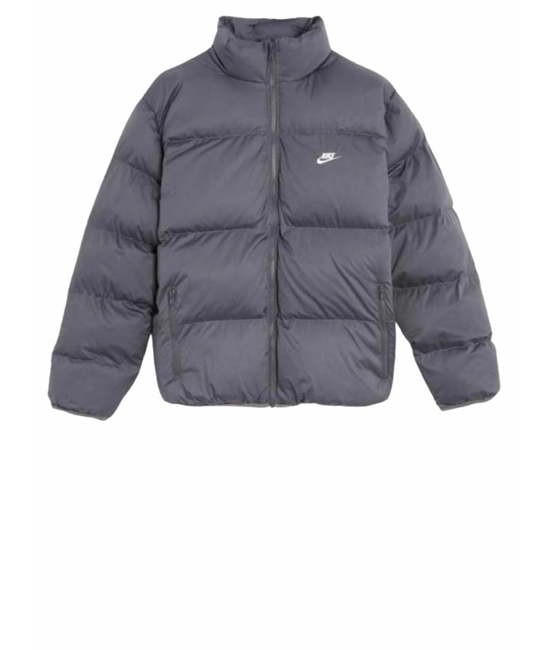 NIKE Серая полиэстеровая куртка, фото 1