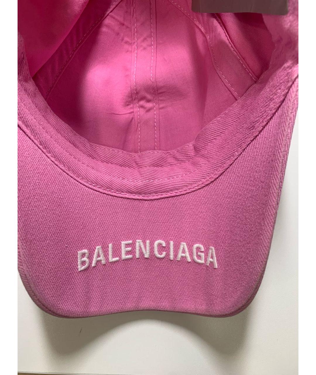 BALENCIAGA Розовая шерстяная кепка/бейсболка, фото 4