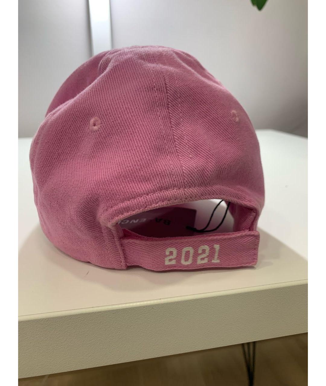 BALENCIAGA Розовая шерстяная кепка/бейсболка, фото 3