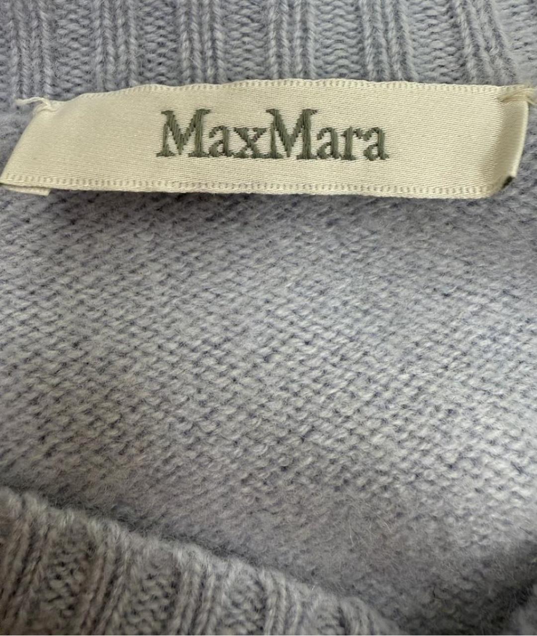 MAX MARA Голубой джемпер / свитер, фото 3
