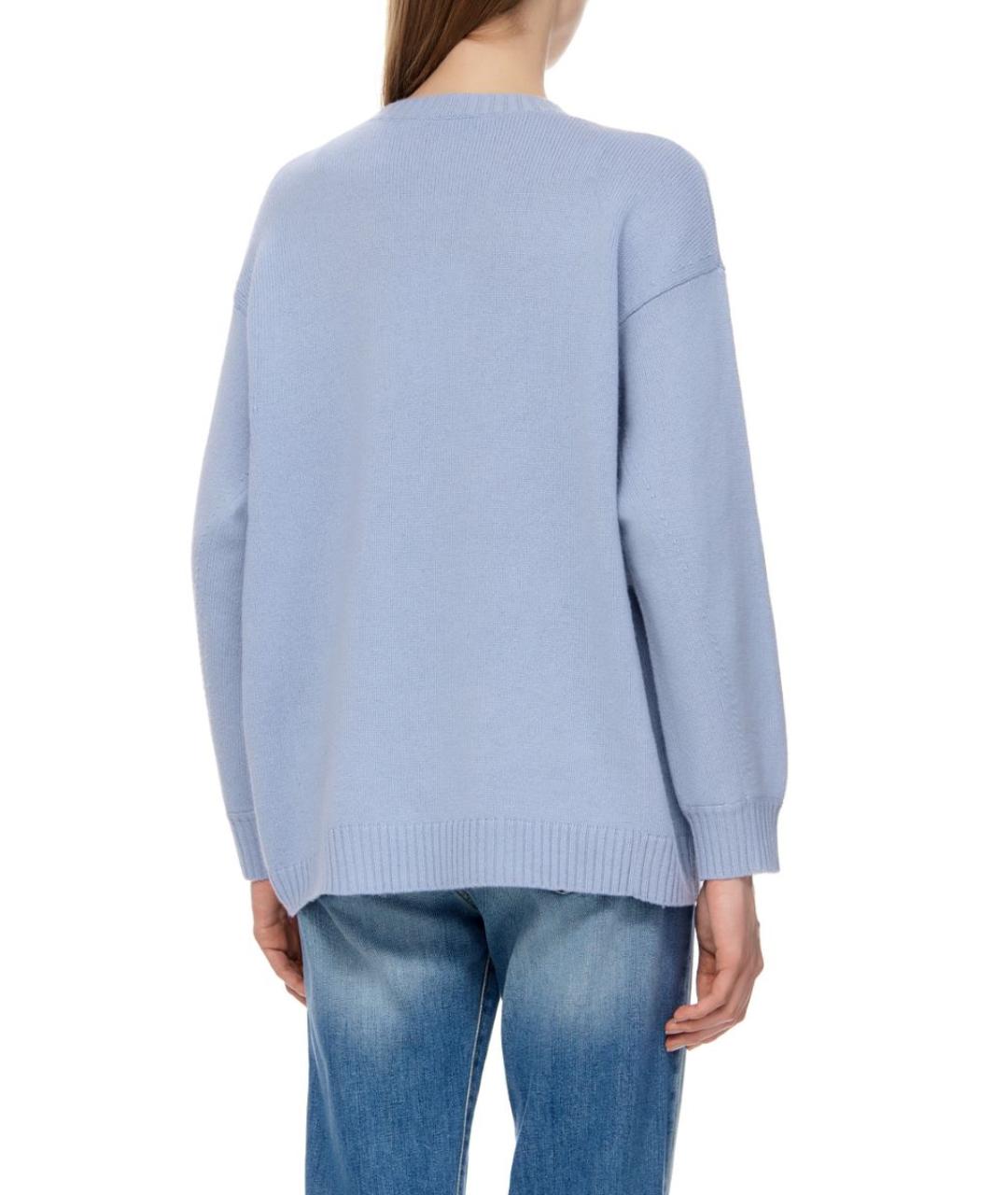 MAX MARA Голубой джемпер / свитер, фото 8