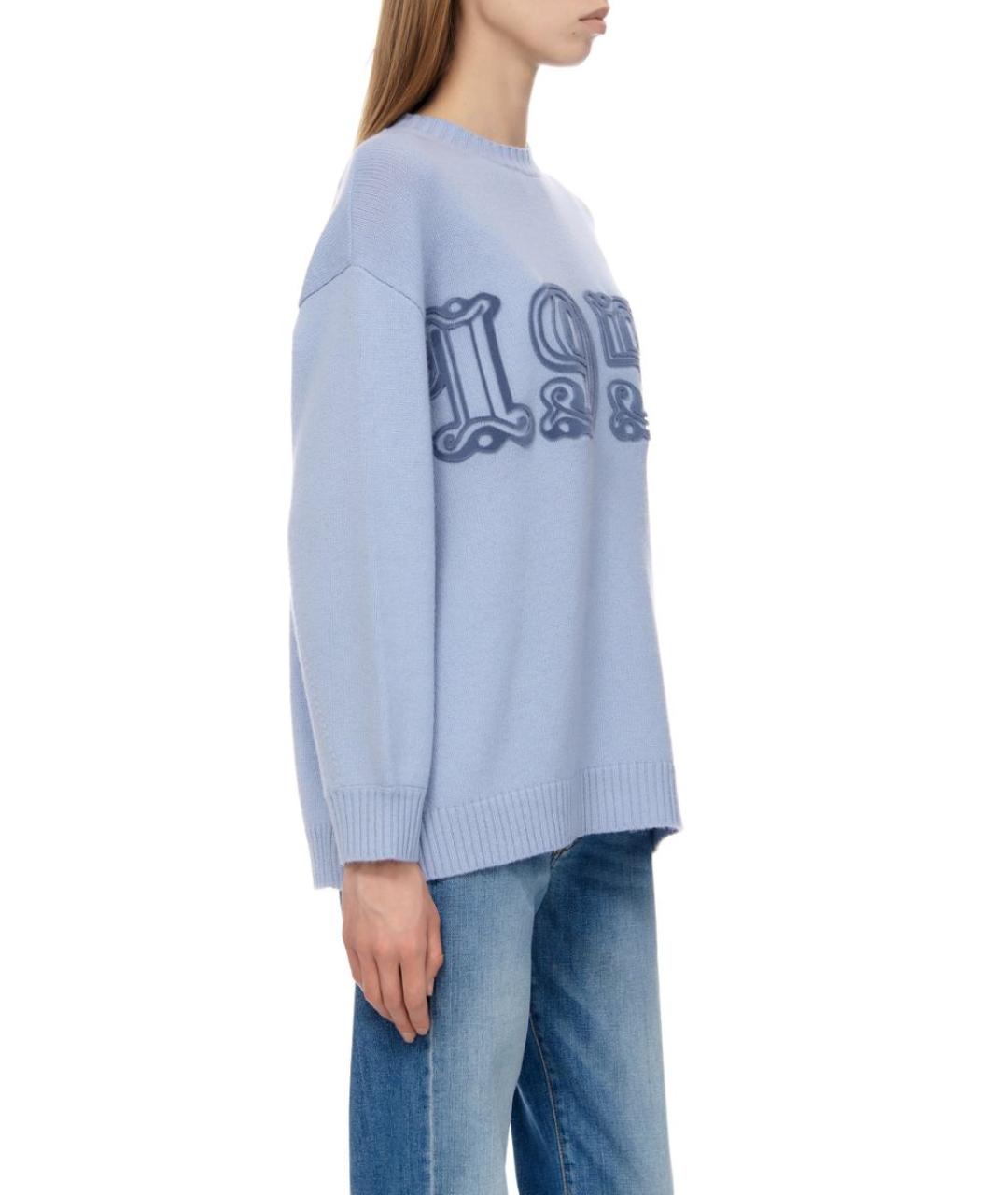 MAX MARA Голубой джемпер / свитер, фото 7