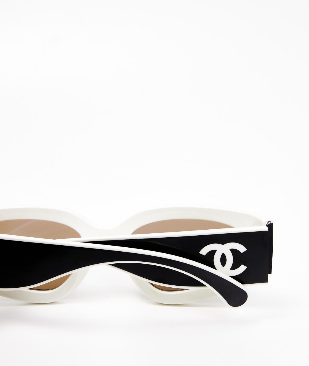 CHANEL Черные пластиковые солнцезащитные очки, фото 5