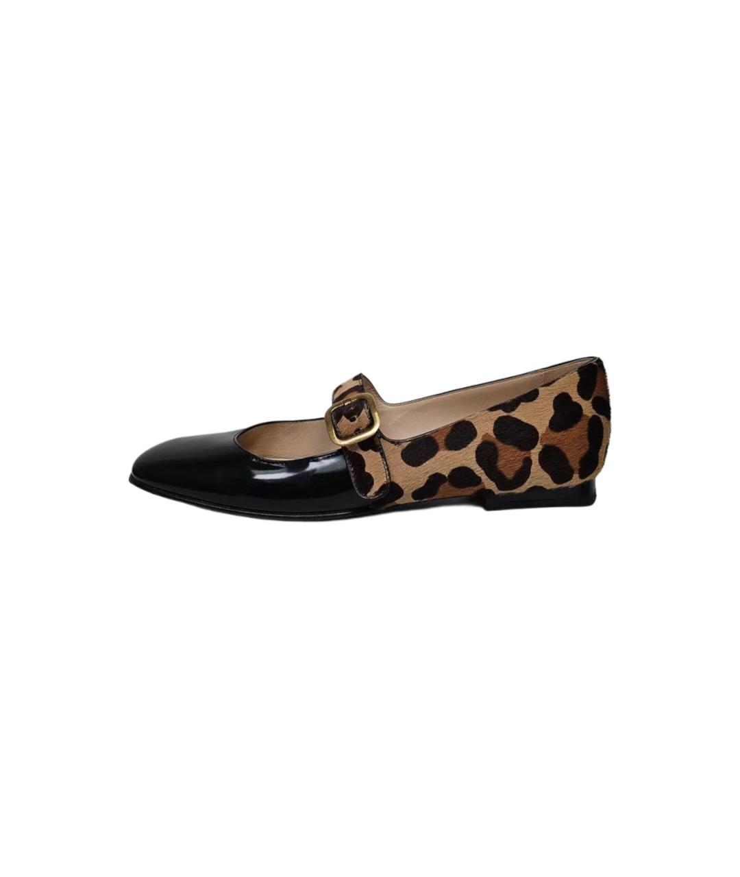 TOD'S Черные кожаные балетки, фото 9
