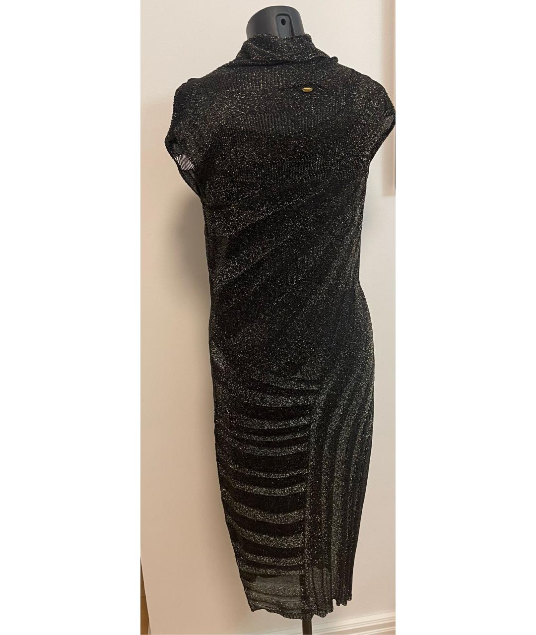 ESCADA Черное вискозное коктейльное платье, фото 3