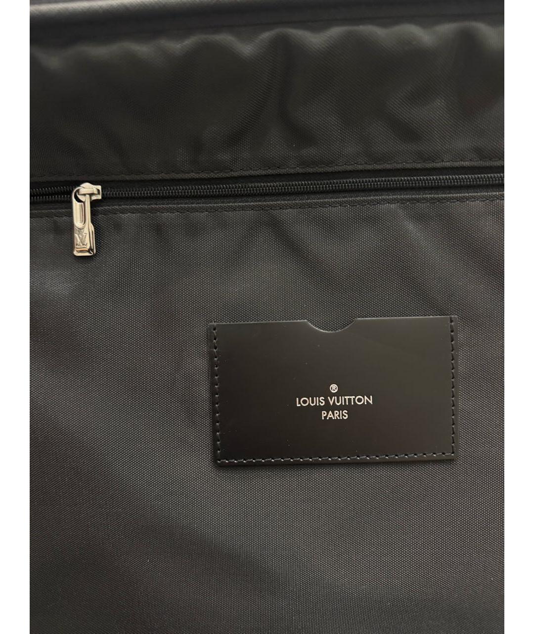 LOUIS VUITTON Антрацитовый чемодан, фото 7