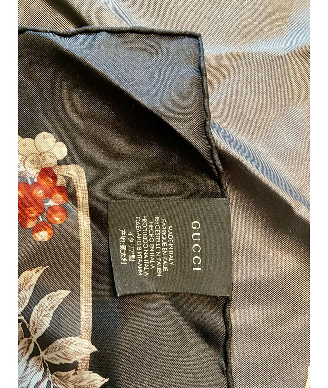 GUCCI Шелковый платок, фото 3