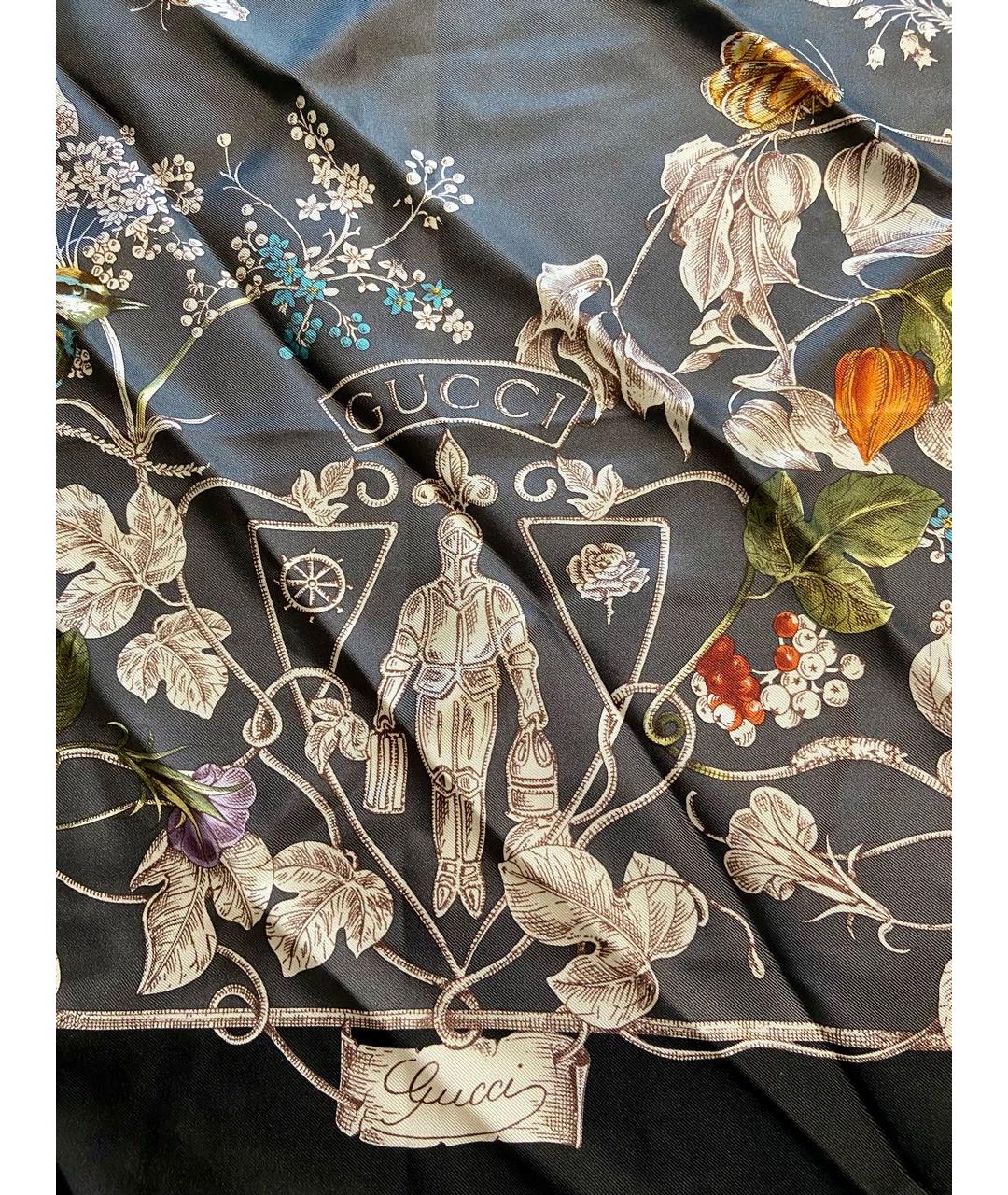 GUCCI Шелковый платок, фото 5