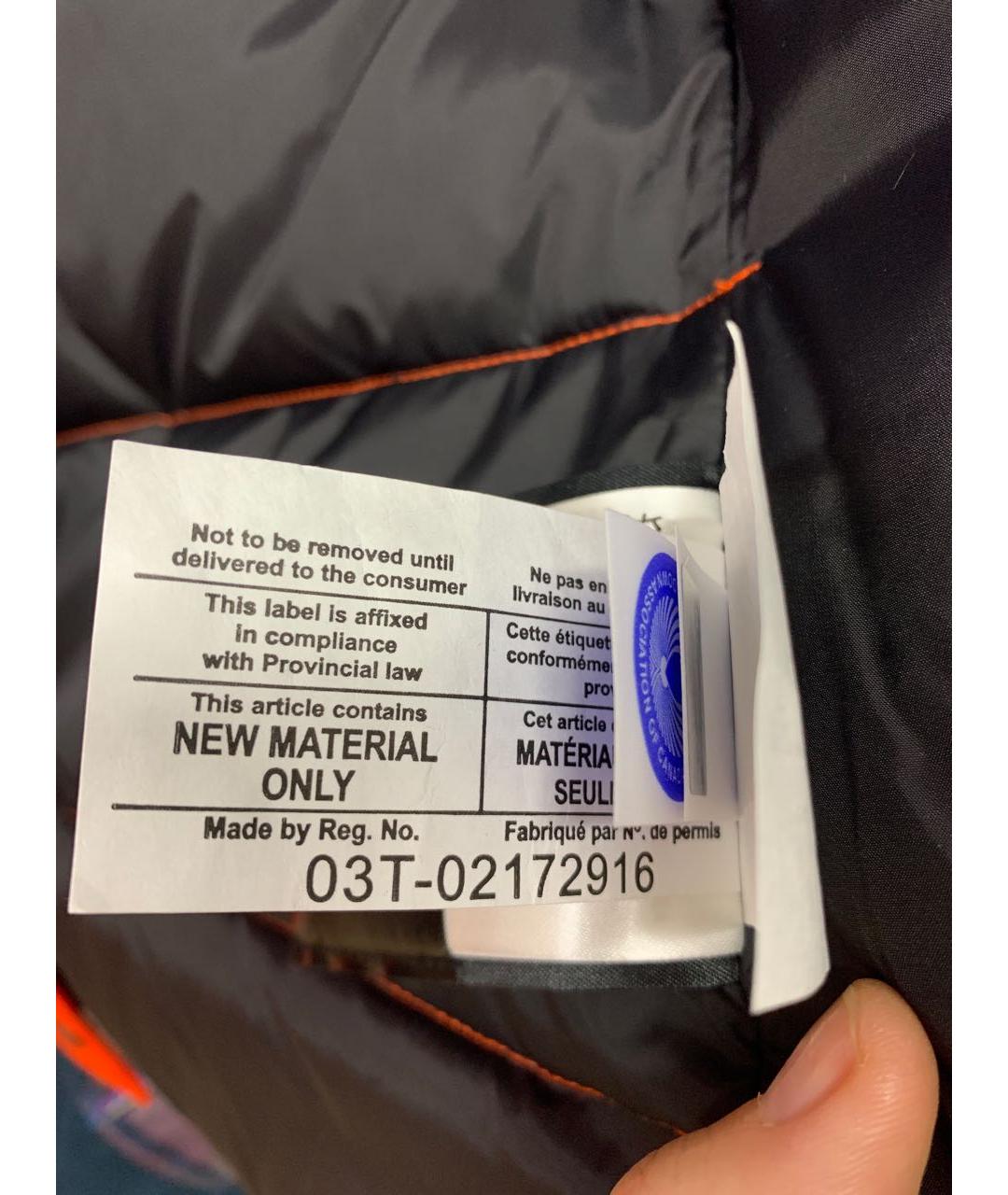 CANADA GOOSE Оранжевый жилет, фото 5