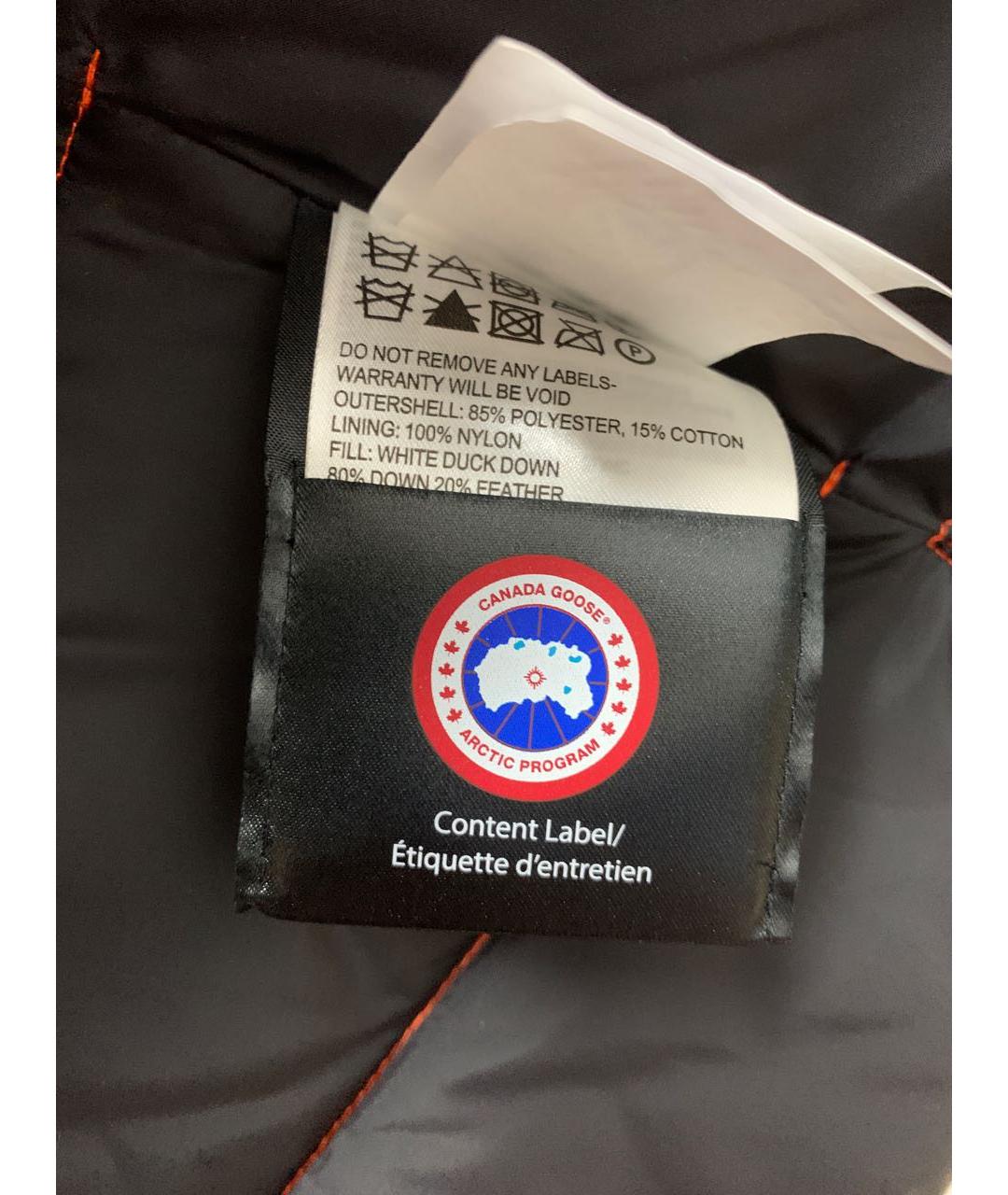 CANADA GOOSE Оранжевый жилет, фото 6