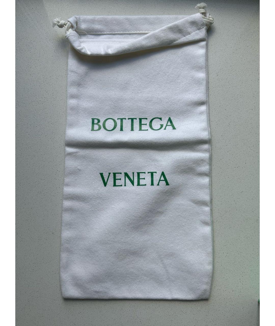 BOTTEGA VENETA Черные кожаные босоножки, фото 6