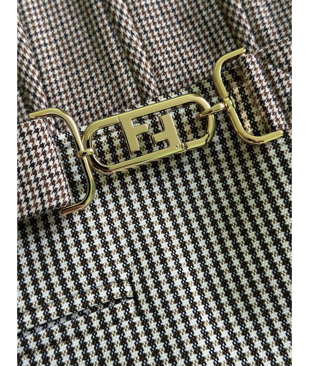 FENDI Бежевый шерстяной корсет, фото 4